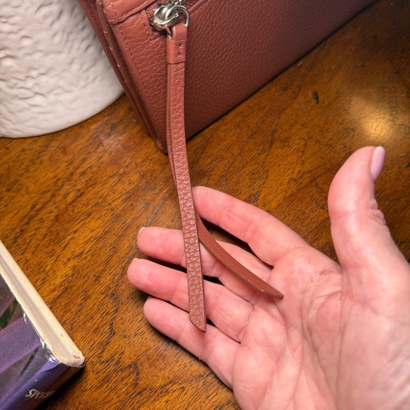 Allsaints Authentic Pebbled Leather Fetch Crossbody Purse - Picture 4 of 13